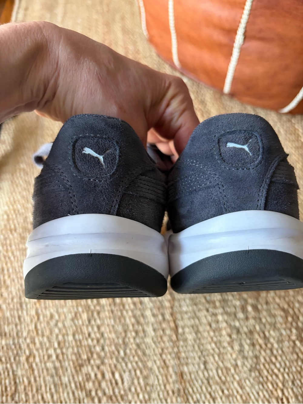Puma GV Special Gray Suede Lace-Up Sneakers, 10 - Picture 3 of 5